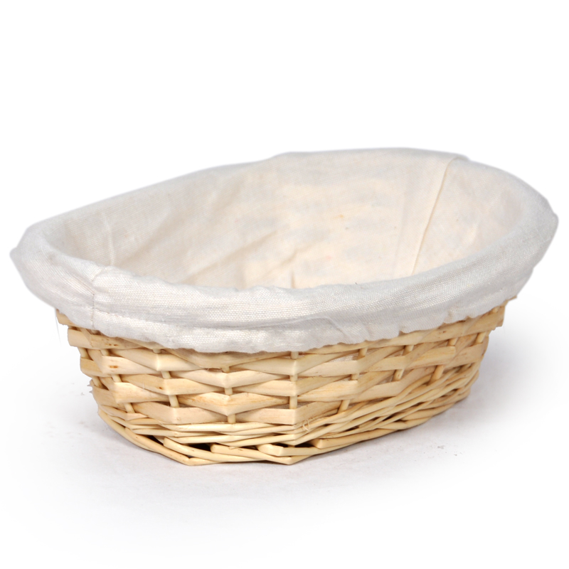 Savannah Medium Oval Utility with Cloth Liner 10in - Natural